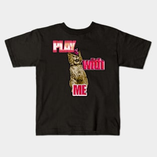 play with me cat Kids T-Shirt